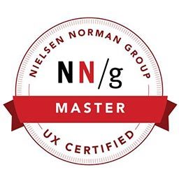 Nielsen Norman Group UX Master Certification Badge